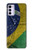 S3297 Brazil Flag Vintage Football Graphic Case For Motorola Moto G42