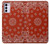 S3355 Bandana Red Pattern Case For Motorola Moto G42