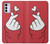 S3701 Mini Heart Love Sign Case For Motorola Moto G42