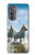 S0250 White Horse Case For Motorola Edge (2022)