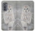 S1566 Snowy Owl White Owl Case For Motorola Edge (2022)