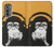 S2324 Funny Monkey with Headphone Pop Music Case For Motorola Edge (2022)