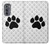 S2355 Paw Foot Print Case For Motorola Edge (2022)