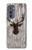 S2505 Reindeer Head Old Wood Texture Graphic Case For Motorola Edge (2022)