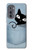 S2641 Pocket Black Cat Case For Motorola Edge (2022)