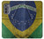 S3297 Brazil Flag Vintage Football Graphic Case For Motorola Edge (2022)
