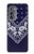 S3357 Navy Blue Bandana Pattern Case For Motorola Edge (2022)