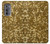 S3388 Gold Glitter Graphic Print Case For Motorola Edge (2022)