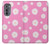 S3500 Pink Floral Pattern Case For Motorola Edge (2022)