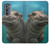 S3871 Cute Baby Hippo Hippopotamus Case For Motorola Edge (2022)