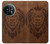 S2529 Leo Zodiac Tattoo Brown Graphic Print Case For OnePlus 11