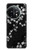S2544 Japanese Kimono Style Black Flower Pattern Case For OnePlus 11