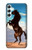 S0934 Wild Black Horse Case For Samsung Galaxy A34 5G