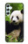 S1073 Panda Enjoy Eating Case For Samsung Galaxy A34 5G