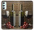S1316 Grapes Bottle and Glass of Red Wine Case For Samsung Galaxy A34 5G