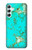 S2377 Turquoise Gemstone Texture Graphic Printed Case For Samsung Galaxy A34 5G