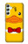 S2760 Yellow Duck Tuxedo Cartoon Case For Samsung Galaxy A34 5G