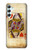 S2833 Poker Card Queen Hearts Case For Samsung Galaxy A34 5G