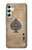 S2928 Vintage Spades Ace Card Case For Samsung Galaxy A34 5G