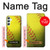 S3031 Yellow Softball Ball Case For Samsung Galaxy A34 5G