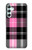 S3091 Pink Plaid Pattern Case For Samsung Galaxy A34 5G