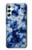 S3439 Fabric Indigo Tie Dye Case For Samsung Galaxy A34 5G