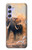 S1292 Dusty Elephant Egrets Case For Samsung Galaxy A54 5G