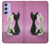 S1832 Love Cat Case For Samsung Galaxy A54 5G