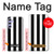 S2297 Black and White Vertical Stripes Case For Samsung Galaxy A54 5G