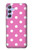 S2358 Pink Polka Dots Case For Samsung Galaxy A54 5G