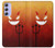 S2454 Red Cute Little Devil Cartoon Case For Samsung Galaxy A54 5G