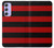S2638 Black and Red Striped Case For Samsung Galaxy A54 5G
