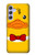 S2760 Yellow Duck Tuxedo Cartoon Case For Samsung Galaxy A54 5G