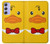 S2760 Yellow Duck Tuxedo Cartoon Case For Samsung Galaxy A54 5G