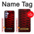 S2879 Red Arowana Fish Scale Case For Samsung Galaxy A54 5G