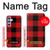 S2931 Red Buffalo Check Pattern Case For Samsung Galaxy A54 5G