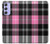 S3091 Pink Plaid Pattern Case For Samsung Galaxy A54 5G