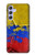 S3306 Colombia Flag Vintage Football Graphic Case For Samsung Galaxy A54 5G