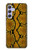 S3365 Yellow Python Skin Graphic Print Case For Samsung Galaxy A54 5G