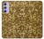 S3388 Gold Glitter Graphic Print Case For Samsung Galaxy A54 5G