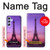 S3447 Eiffel Paris Sunset Case For Samsung Galaxy A54 5G