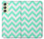 S1723 Mint Chevron Zigzag Case For Samsung Galaxy A24 4G