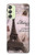 S2211 Paris Postcard Eiffel Tower Case For Samsung Galaxy A24 4G