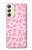 S2213 Pink Leopard Pattern Case For Samsung Galaxy A24 4G