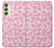 S2213 Pink Leopard Pattern Case For Samsung Galaxy A24 4G