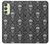 S2371 Skull Vintage Monochrome Pattern Case For Samsung Galaxy A24 4G