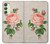 S3079 Vintage Pink Rose Case For Samsung Galaxy A24 4G
