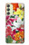 S3205 Retro Art Flowers Case For Samsung Galaxy A24 4G