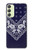 S3357 Navy Blue Bandana Pattern Case For Samsung Galaxy A24 4G