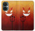 S2454 Red Cute Little Devil Cartoon Case For OnePlus Nord CE 3 Lite, Nord N30 5G